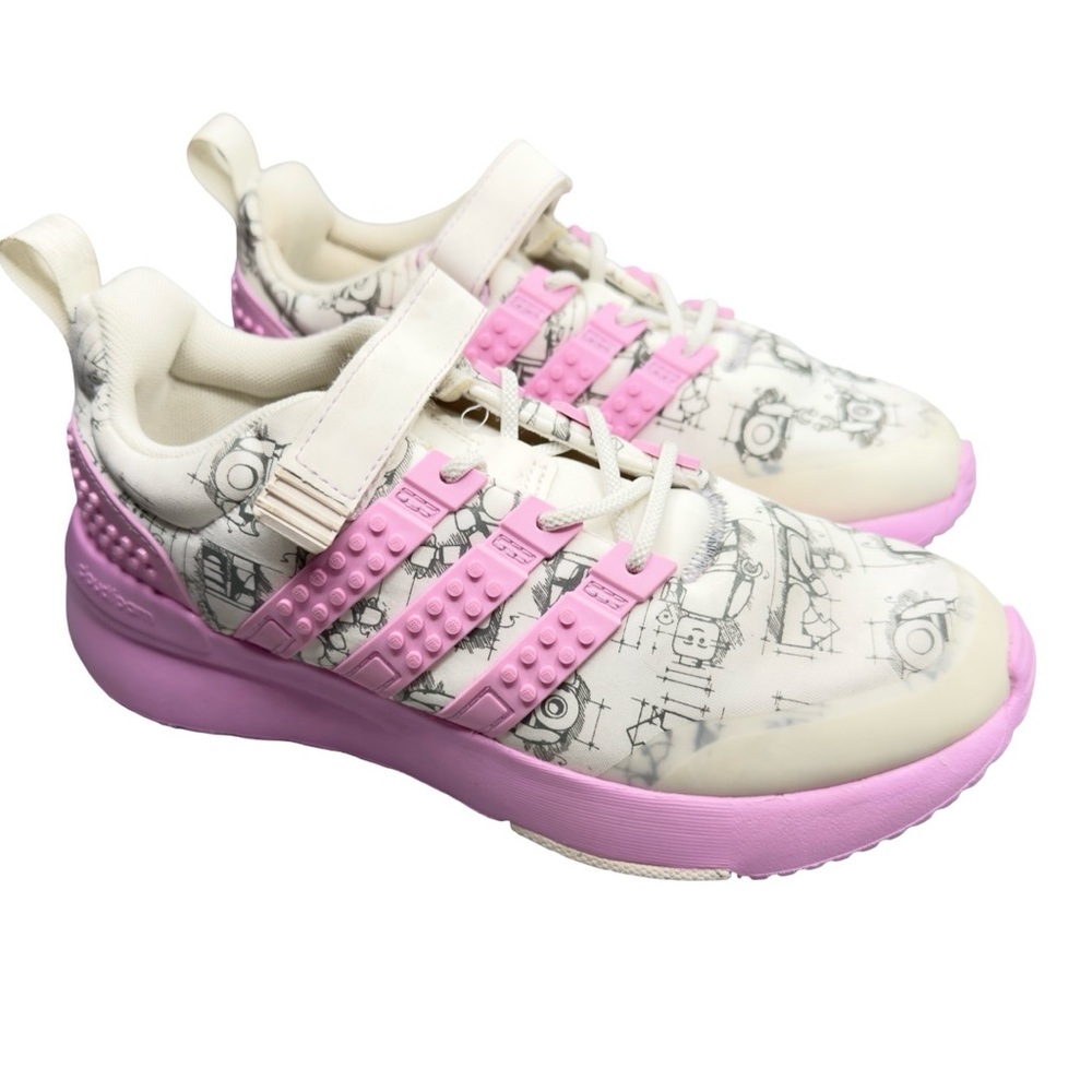 Adidas x LEGO Racer TR EL Shoes Girls Size 4 - Picture 4 of 9